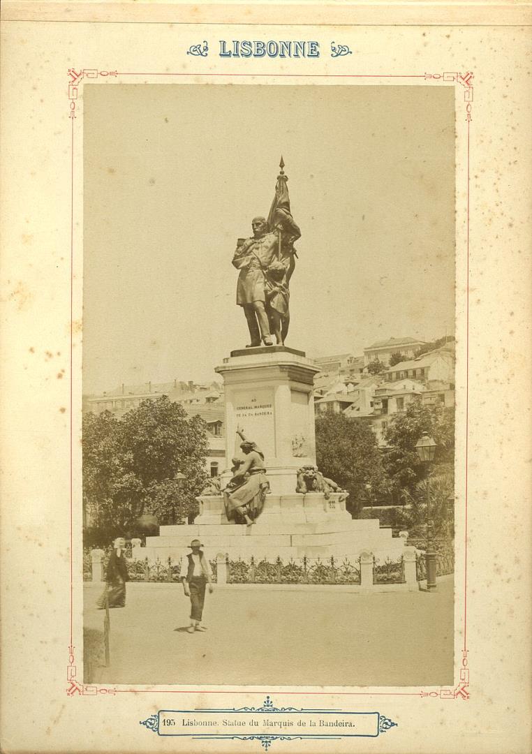 Lisbonne. Statue du Marquis de la Bandeira<br>Desconhecido